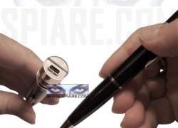 DVR-PEN-HR – Elegante penna biro con microcamera a colori e registratore  vocale incorporati - Spy Italy s.r.l.