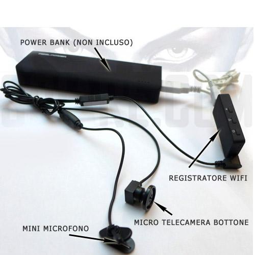 Microfono Spia Wi-Fi - Ascolto ambientale tramite cellulare